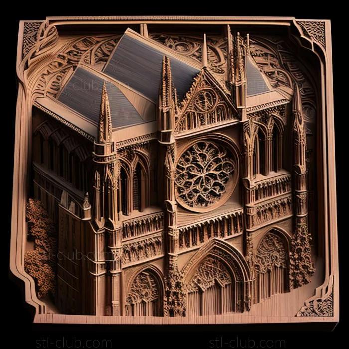 3D model notre dame (STL)